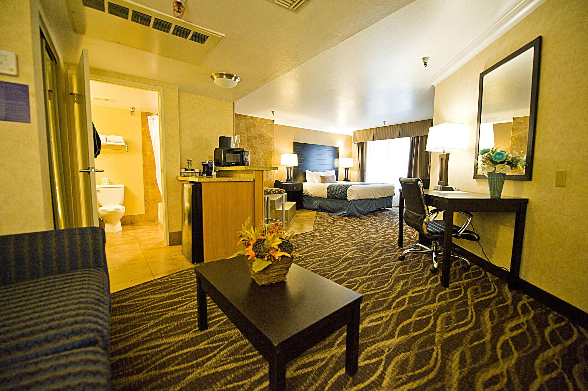 Hotel d'Lins Ontario Airport Exterior foto
