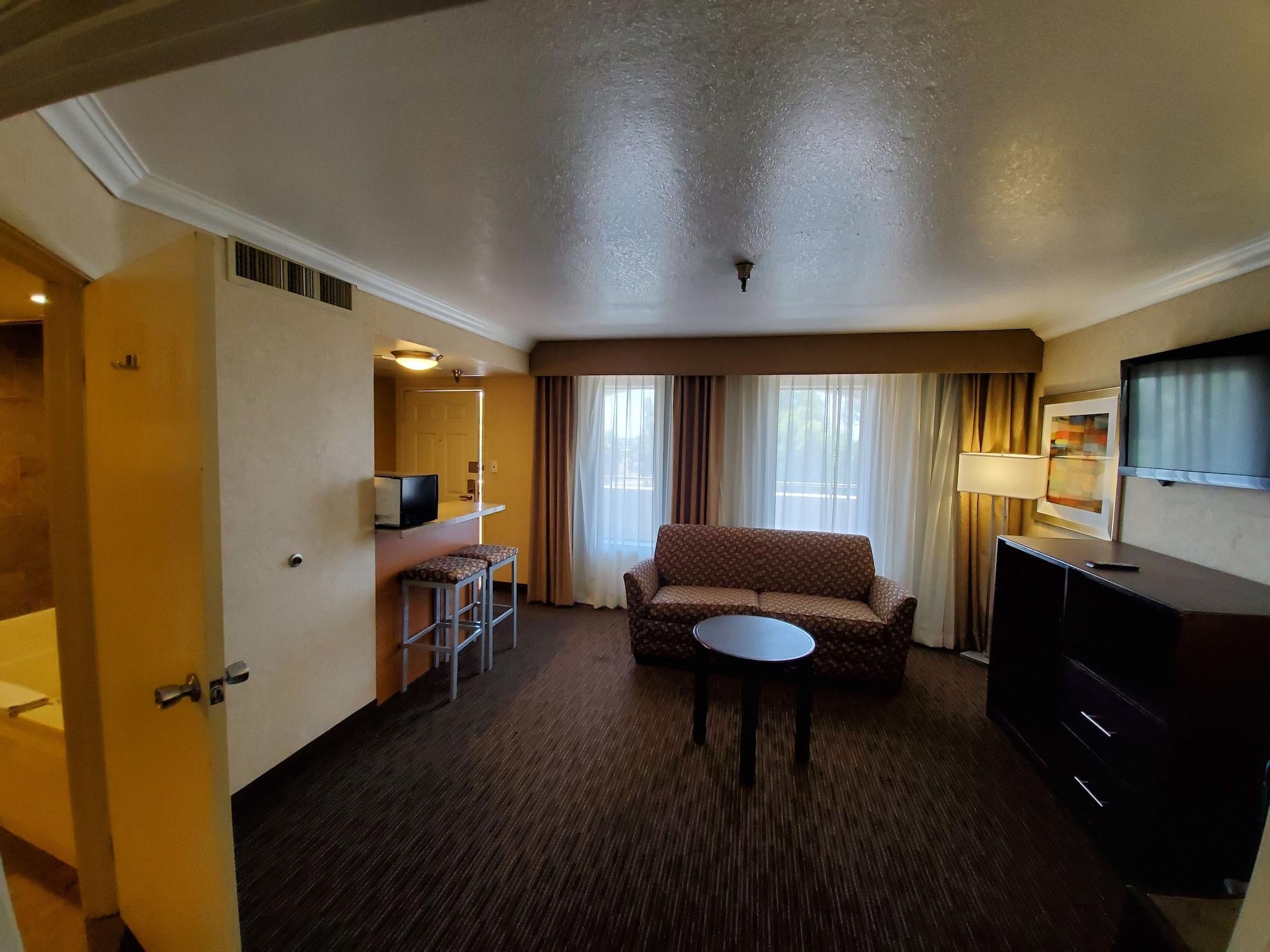 Hotel d'Lins Ontario Airport Exterior foto