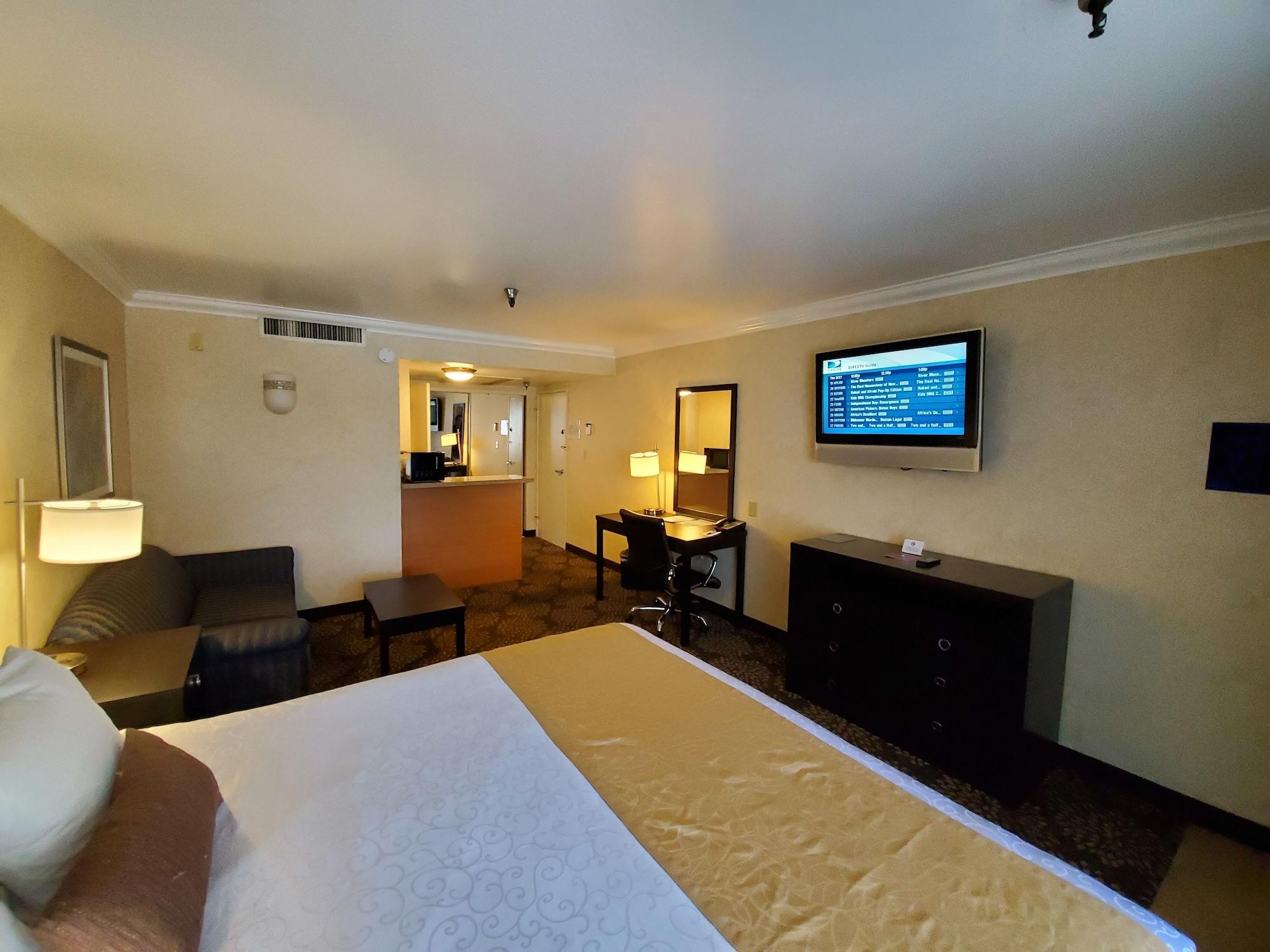 Hotel d'Lins Ontario Airport Exterior foto